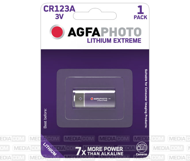 Batterie Lithium, CR123A, 3V Batterie Lithium, CR123A, 3V