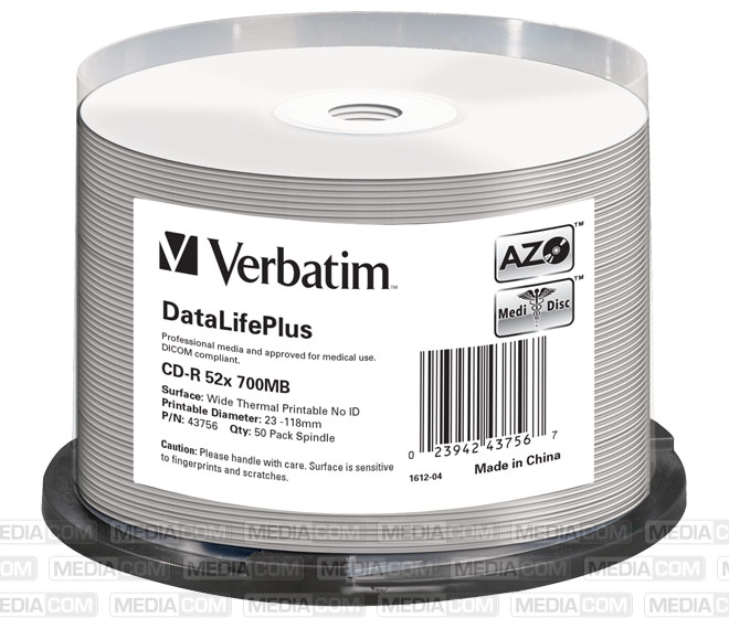 CD-R 80min/700MB/52x Cakebox (50 Disc)