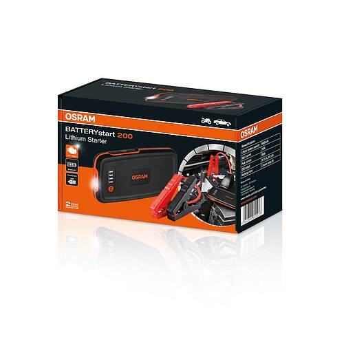 BATTERYstart 200 Lithium-Starthilfegerät mit Powerbank-Funktion 1St. OSRAM