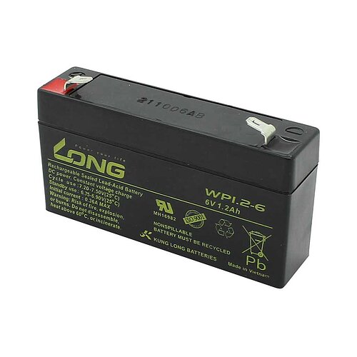 Kung Long WP1.2-6 6V 1,2Ah Kung Long WP1.2-6 6V 1,2Ah