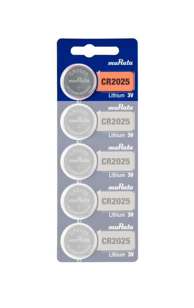 5x Murata eh. Sony CR2025 Lithium Knopfzelle 3V - 5 Batterien