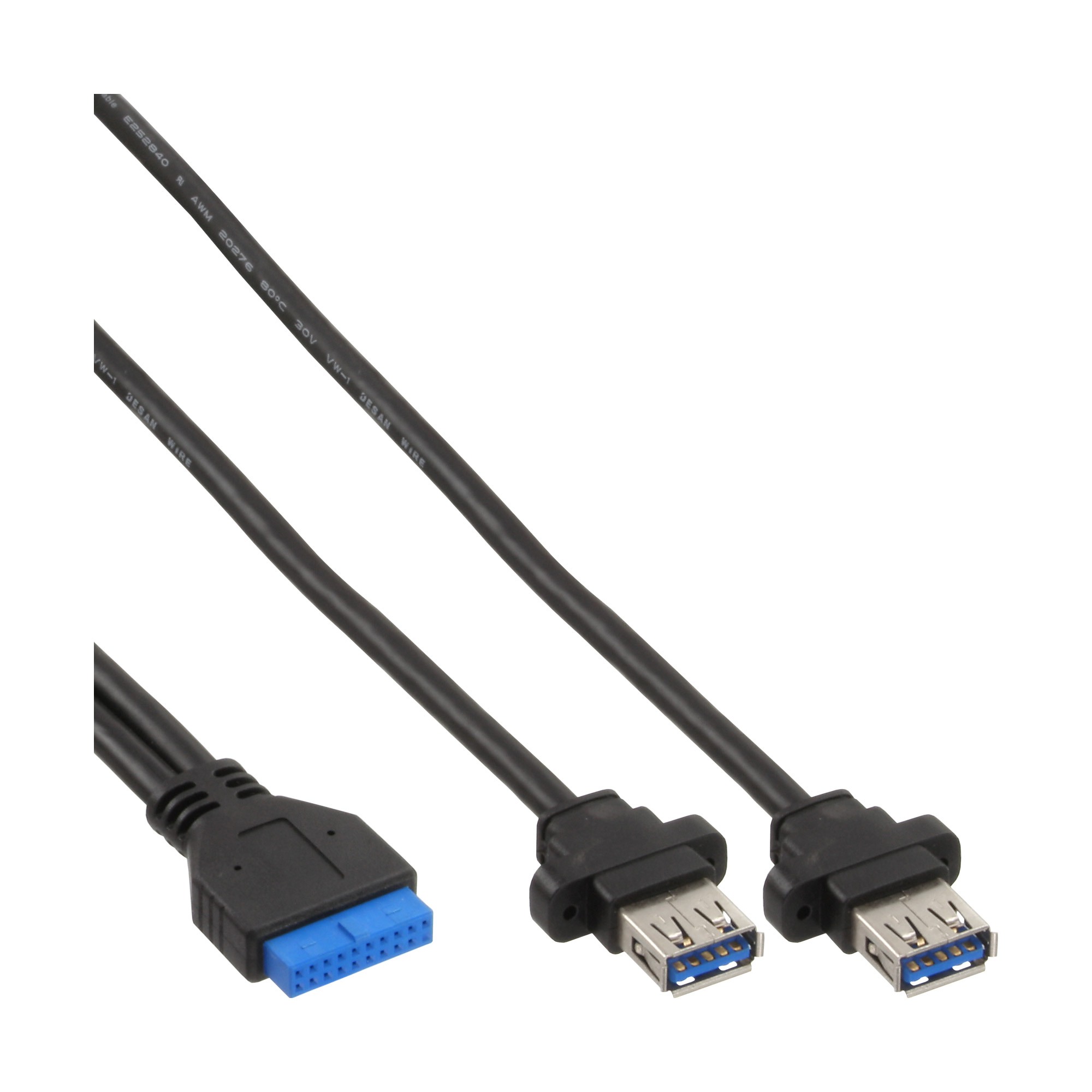 Inline® Mini-PCIe Karte, 4x USB 3.2 Gen.1