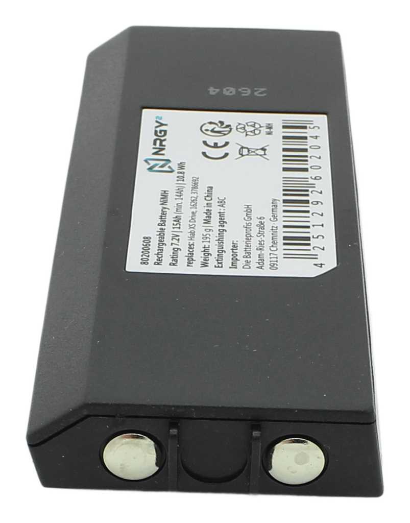 Kranakku NiMH 7,2V 1500mAh passend für: Hiab XS Drive, 16262, 3786692
