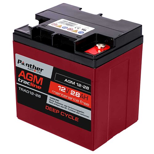 Panther tracline AGM Deep Cycle 12V 28Ah alternativ für MP30-12C Panther tracline AGM Deep Cycle 12V 28Ah alternativ für MP30-12C
