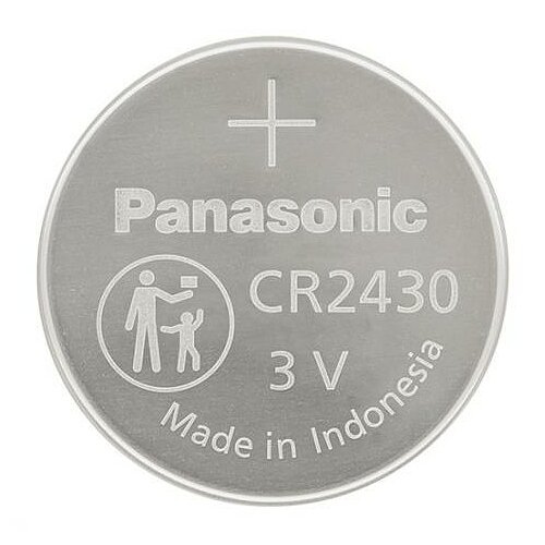 Panasonic CR2430 3V Lithium Knopfzelle Batterie - 1er Verpackung