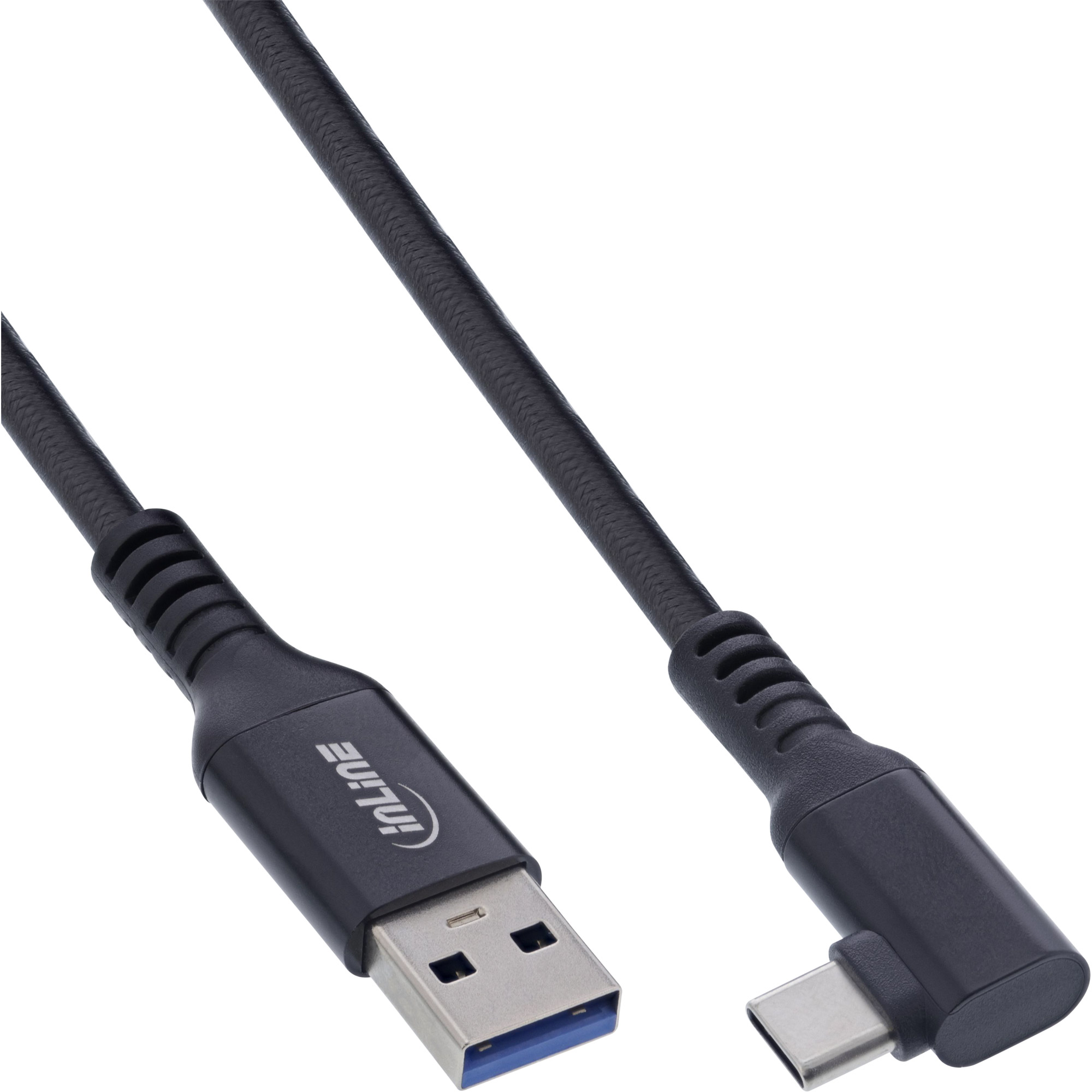 InLine® USB 3.2 Gen.1 Kabel, USB-C St gewinkelt - USB-A St für VR, schwarz, 5m InLine® USB 3.2 Gen.1 Kabel, USB-C St gewinkelt - USB-A St für VR, schwarz, 5m