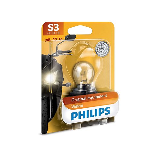 Philips S3 12V 15W P26s BW