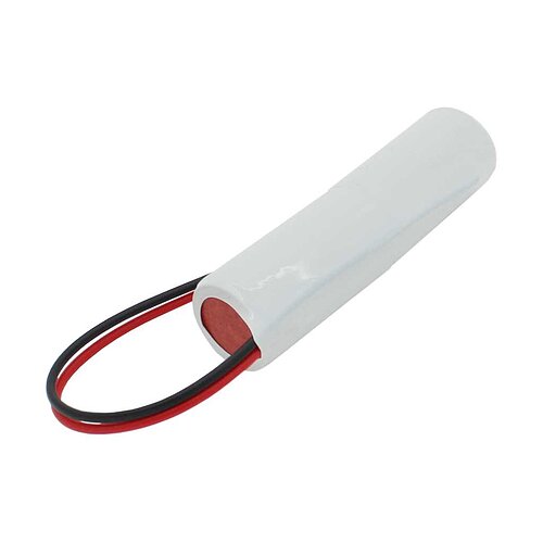 Notleuchtenakku NiCd 2,4V 1800mAh L1x2 Sub-C mit 200mm Kabel einseitig Notleuchtenakku NiCd 2,4V 1800mAh L1x2 Sub-C mit 200mm Kabel einseitig