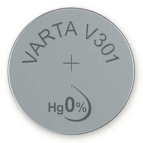 1x SR43SW 301 Silberoxid Batterie Varta 1,55 V