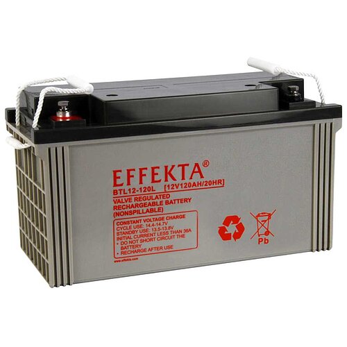Effekta BTL12-120L 12V 120Ah Longlife Effekta BTL12-120L 12V 120Ah Longlife