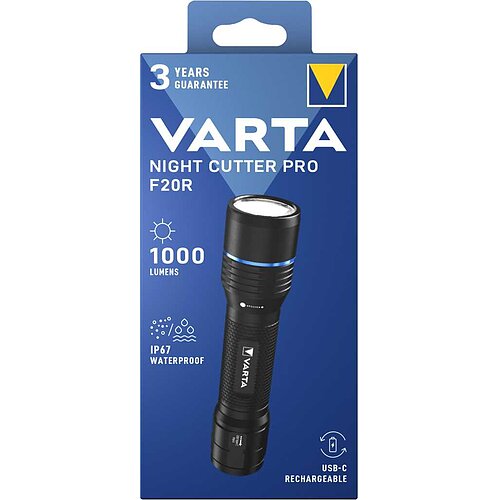 Varta 18920 Night Cutter Pro F20R mit Akku