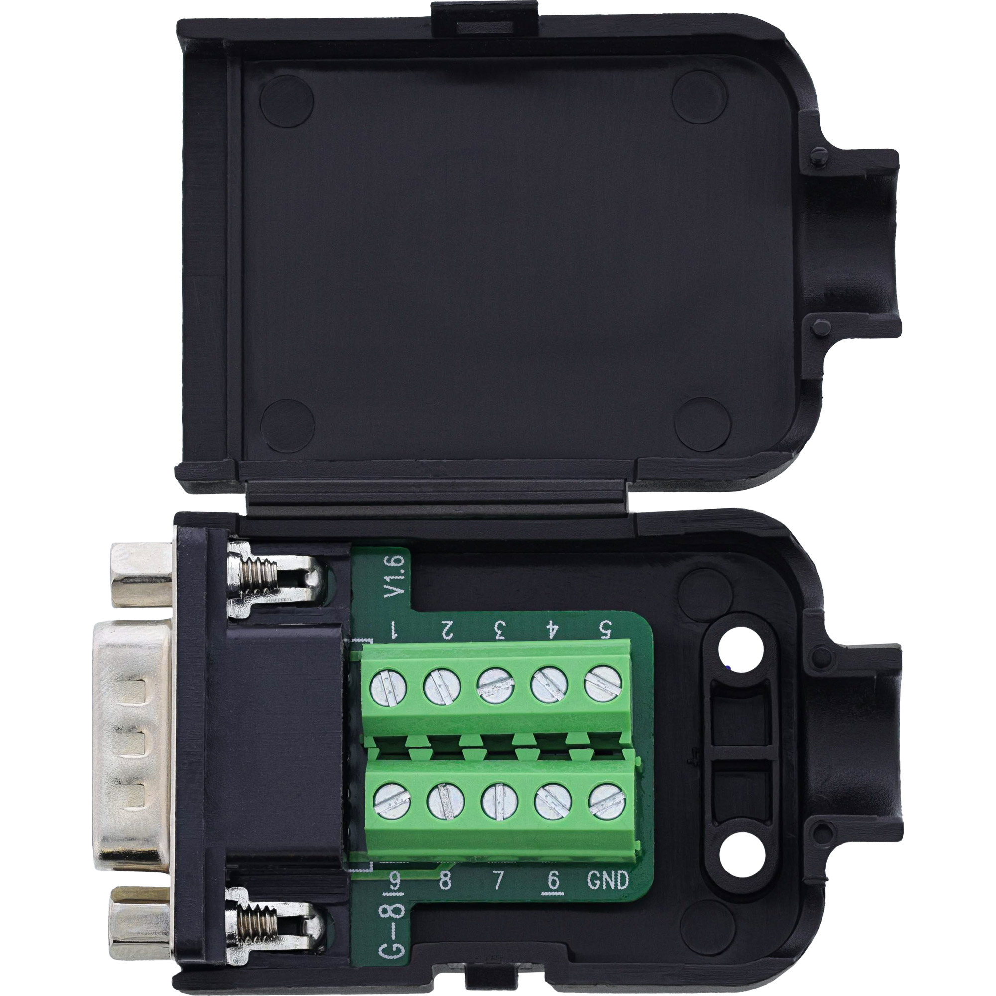 InLine® D-Sub 9 Breakout-Terminalblock, Stecker, Schraubklemme InLine® D-Sub 9 Breakout-Terminalblock, Stecker, Schraubklemme