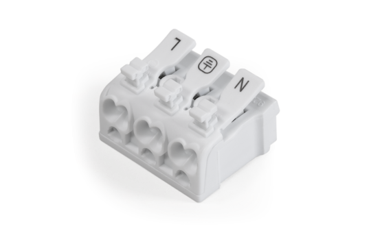 Lüsterklemme McPower mit Betätigungshebel, 0,5-2,5mm², max. 16A