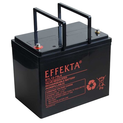 Effekta BTL12-75LX 12V 75Ah Longlife