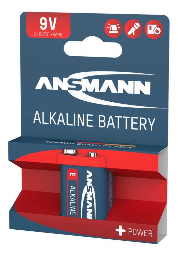 Duracell Plus 9V Block 6LR61 Alkaline Batterie - 10er Verpackung