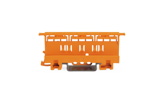 Befestigungsadapter WAGO, 4mm², Schraubmontage, orange