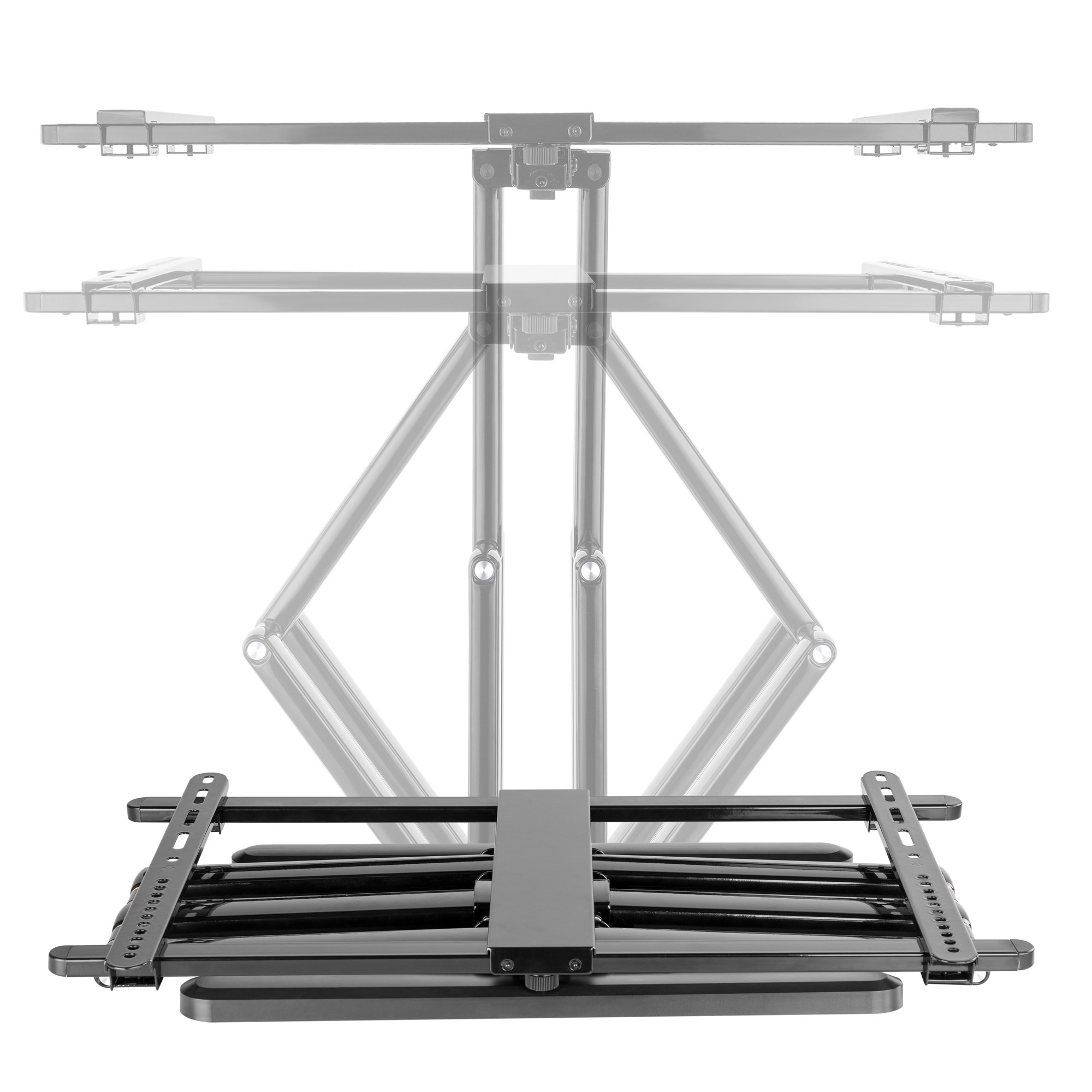 Inline® Premium Aluminium Wandhalterung, für Flach-TV (37-80"), weiß