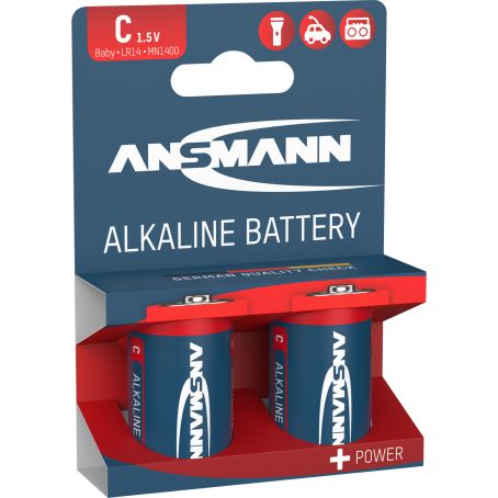 5x2 - Ansmann Red Baby C LR14 Alkaline 5x2 - Ansmann Red Baby C LR14 Alkaline