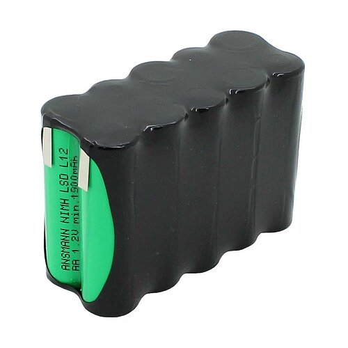 Akkupack NiMH 12V 2200mAh F2x5 Mignon AA mit Lötfahnen