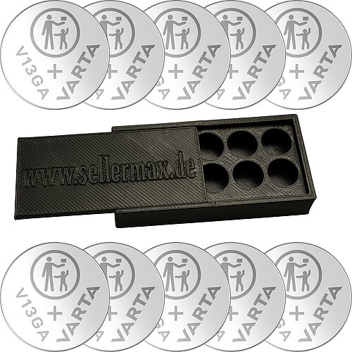 Varta V13GA LR44 LR1154 357 1.5V Alkaline Knopfzelle - 10er bulk Verpackung