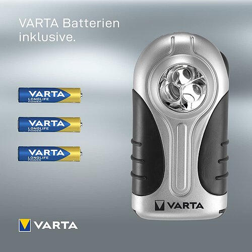 Varta Silver Light Taschenlampe 16647 - inkl. Batterie