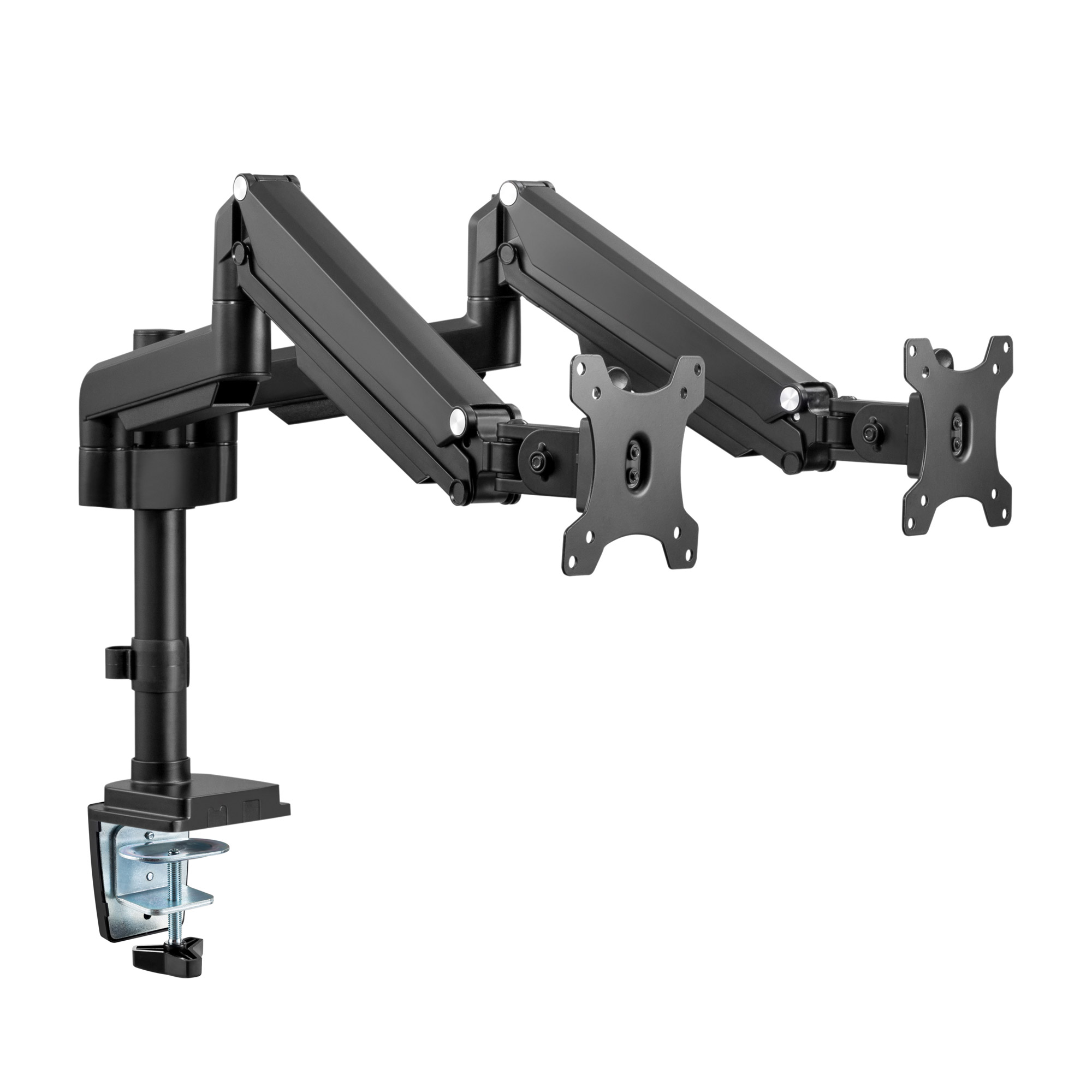 Inline® Tischhalterung mit Lifter, für zwei Monitore bis 82cm (32"), 9kg