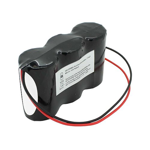 Notleuchtenakku NiCd 3,6V 4500mAh F1x3 Mono D mit 200mm Kabel einseitig ersetzt GAZ 5161000309 Notleuchtenakku NiCd 3,6V 4500mAh F1x3 Mono D mit 200mm Kabel einseitig ersetzt GAZ 5161000309