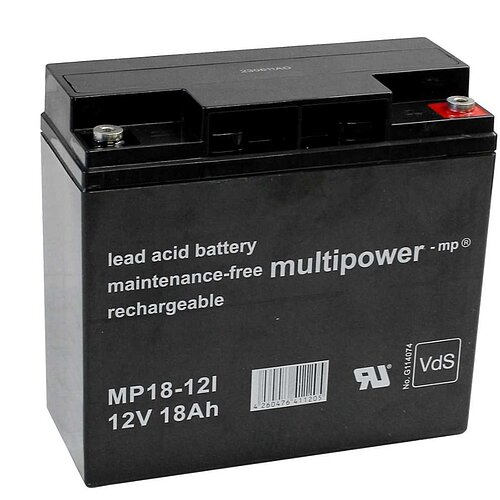 Multipower MP18-12 AGM 12 V 18 Ah - M5 Schraubanschluss