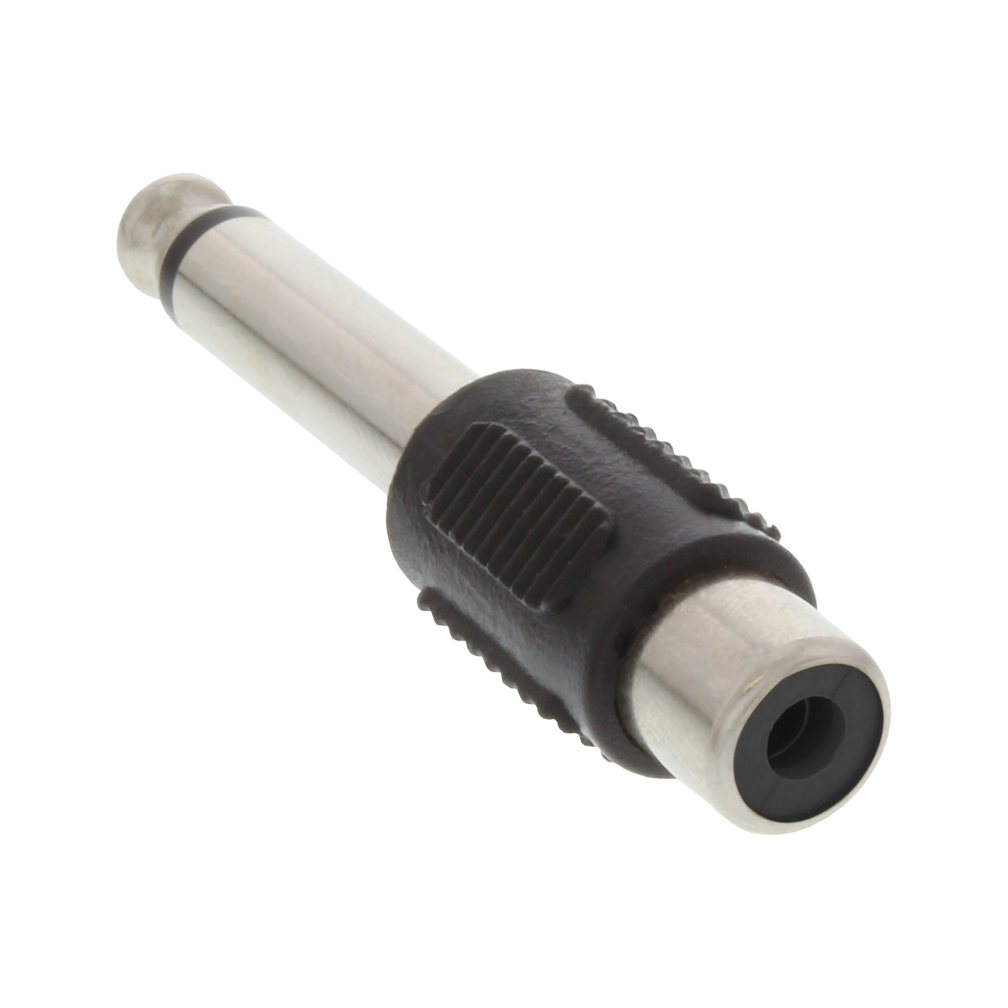 Inline® Audio Adapter, 6,3mm Klinke Stecker auf Cinch Buchse, Mono