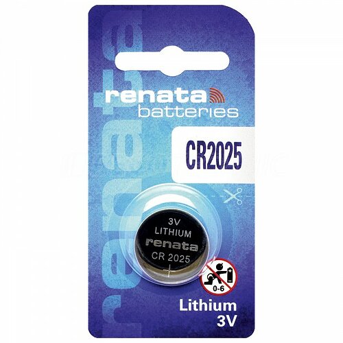 5x Renata CR2025 Lithium Knopfzelle 3V Batterien