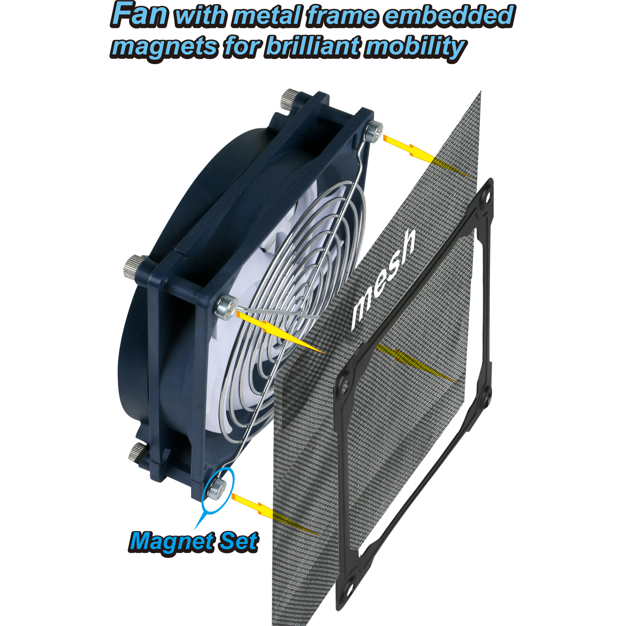 Titan TTC-NF82TZ(RB) Lüfter 140x140x25mm USB Titan TTC-NF82TZ(RB) Lüfter 140x140x25mm USB