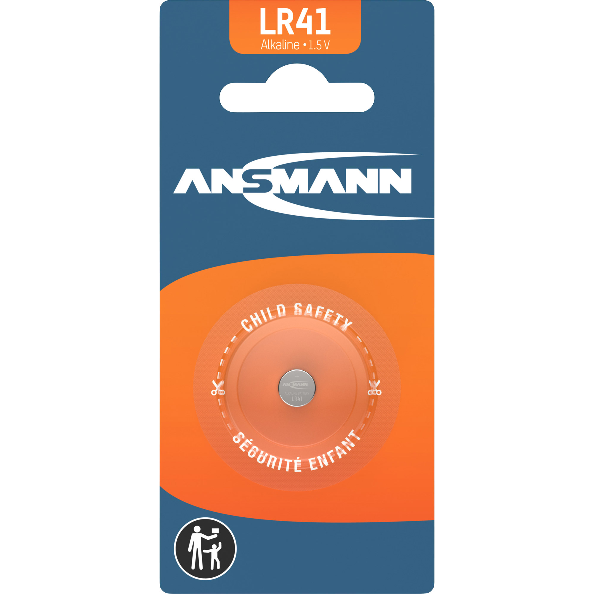 ANSMANN 5015332 Knopfzelle LR41 1,5V Alkaline