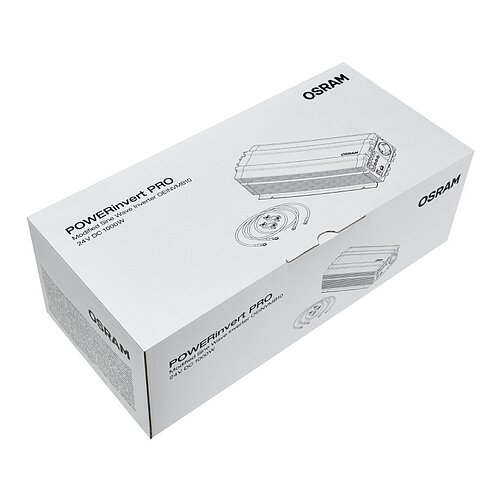 POWERinvert PRO Modified Sine Wave Inverter 24V DC 1000W 1 St. OSRAM