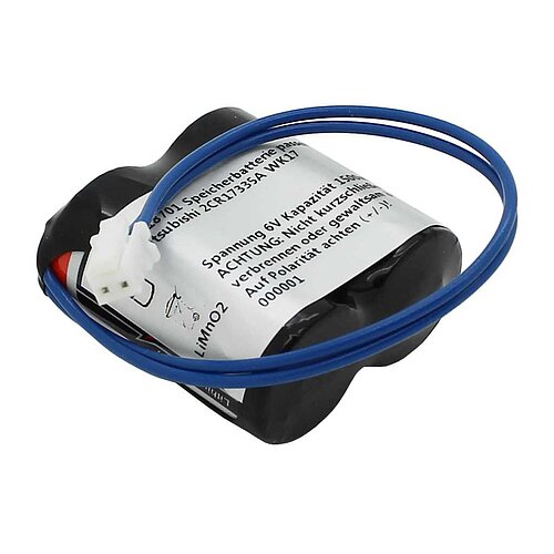 Speicherbatterie 6V ohne Gehäuse passend für Mitsubishi 2CR17335A WK17 Speicherbatterie 6V ohne Gehäuse passend für Mitsubishi 2CR17335A WK17