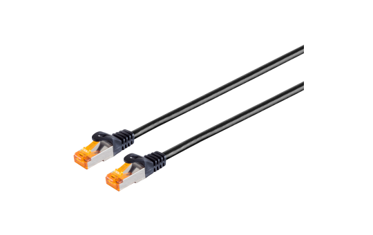 Patchkabel CAT 6a S/FTP Outdoor, schwarz, 15m