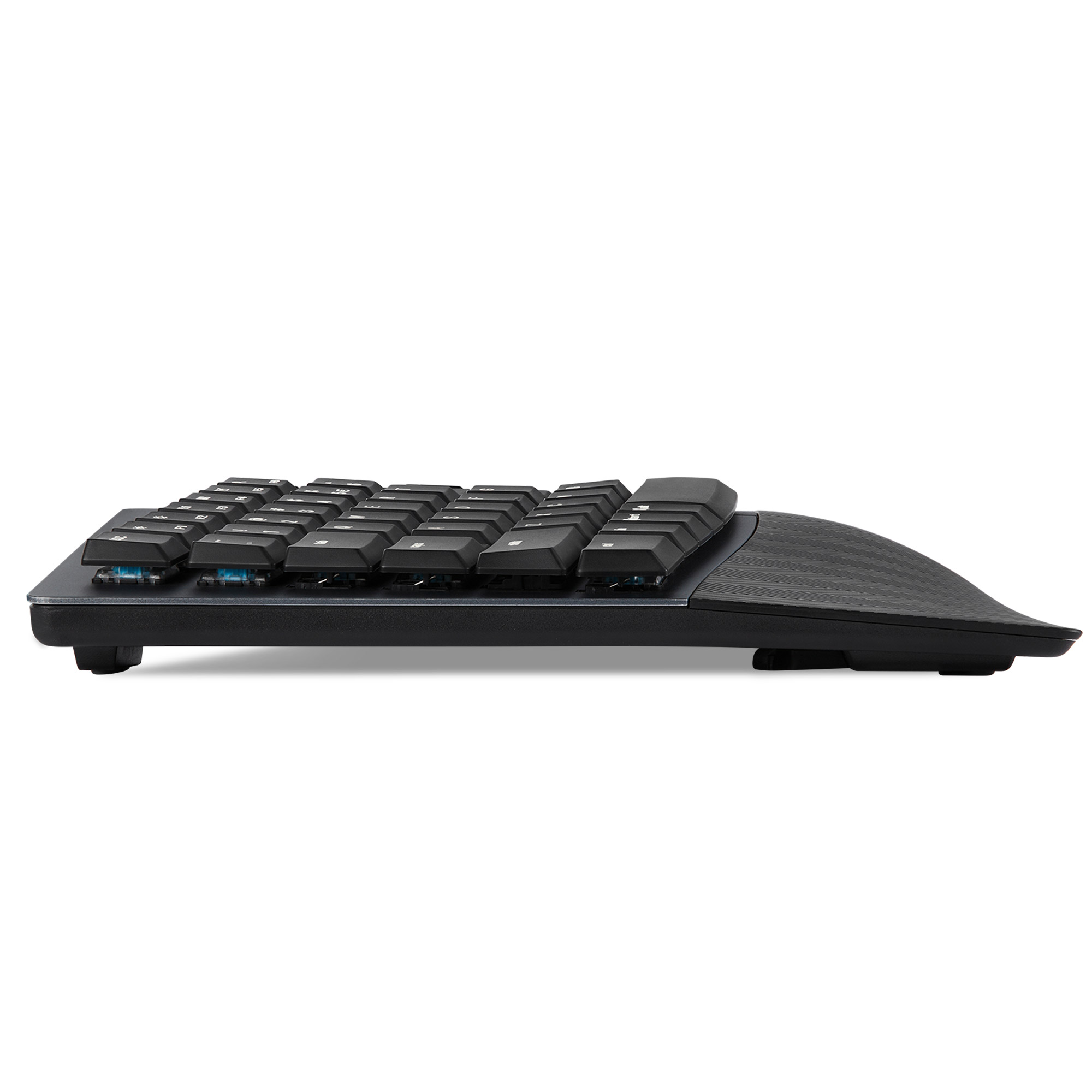 Perixx PERIBOARD-535 DE BL, ergonomische mechanische USB Tastatur (blaue Taster)