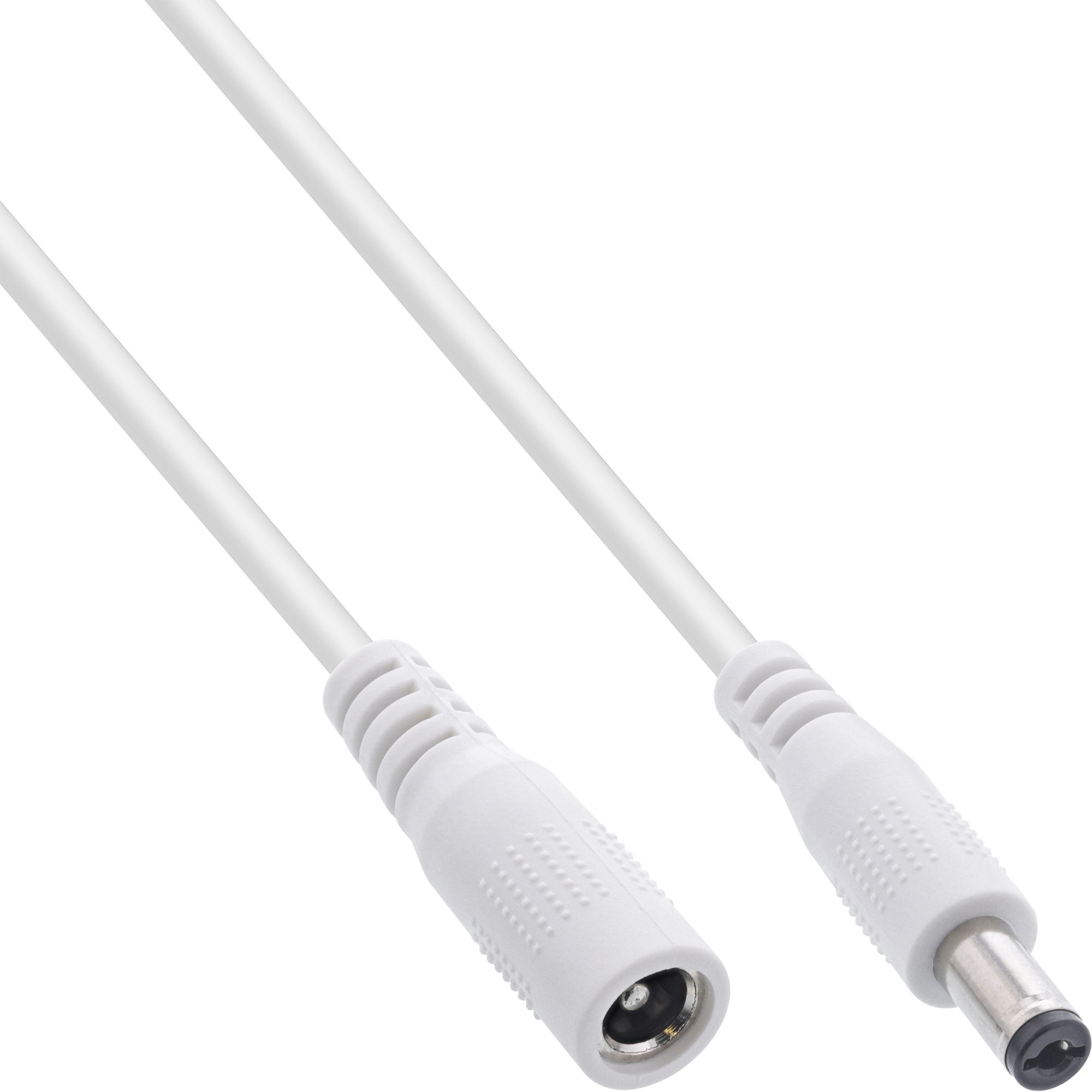 120er B-Pack InLine® DC Verlängerungskabel, DC ST/BU 5,5x2,1mm, weiÃ, 2m 120er B-Pack InLine® DC Verlängerungskabel, DC ST/BU 5,5x2,1mm, weiÃ, 2m