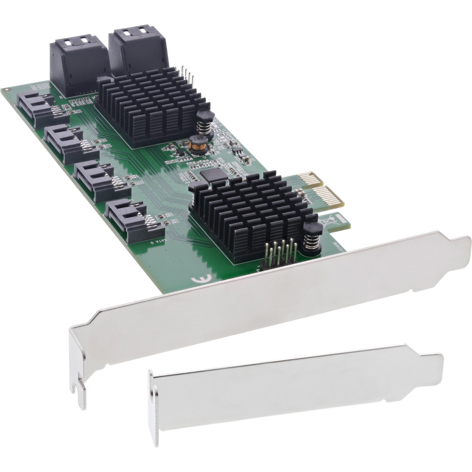 Inline® Schnittstellenkarte, 8x SATA 6Gb/s Controller, PCIe 2.0 (PCI-Express)