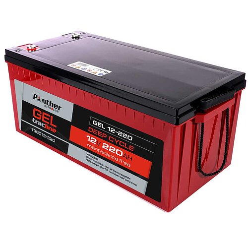 Panther tracline Gel Deep Cycle 12V 220Ah