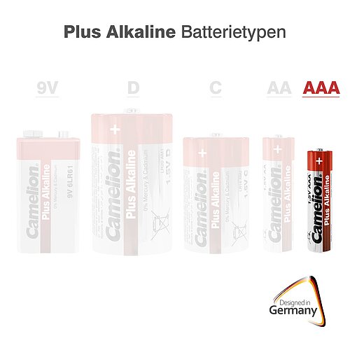 10x Camelion Plus AAA Micro LR03 Alkaline Batterie