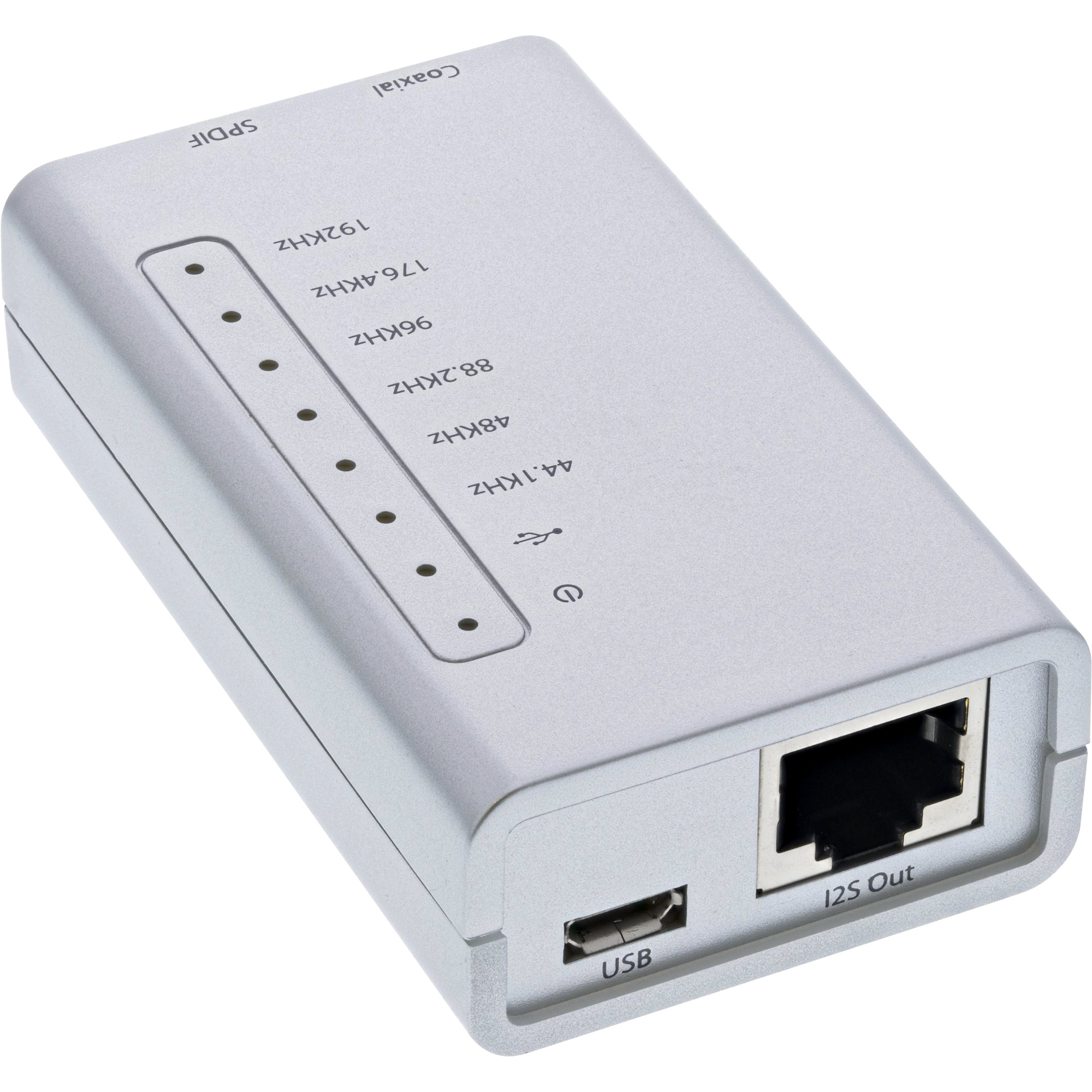Inline® USB HD Audio Adapter, USB Hi-Fi zu Digital Coax/Toslink/I2S Konverter