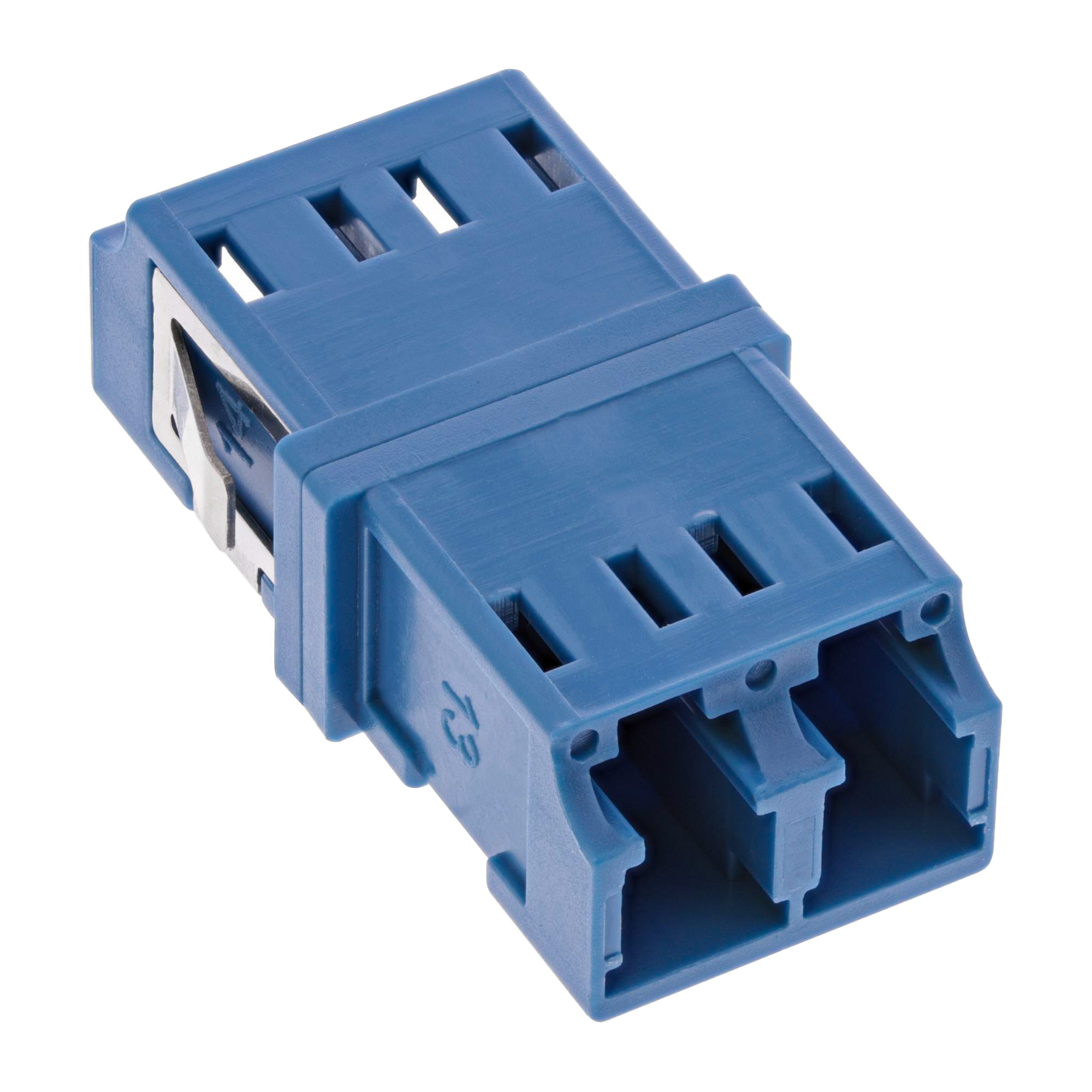Inline® LWL Kupplung, Duplex LC/LC, singlemode, blau, Keramik-Hülse