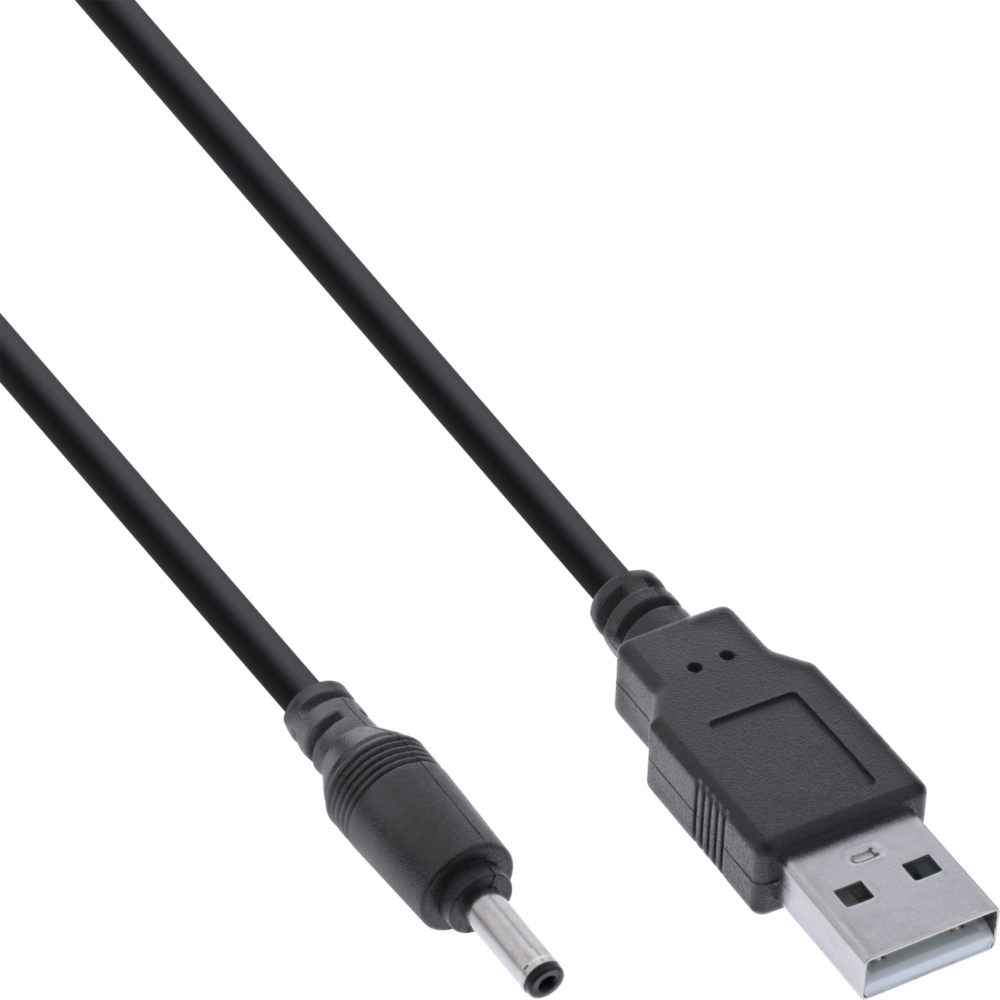 Inline® USB DC Stromadapterkabel, USB A Stecker zu DC 3,5x1,35mm 3m