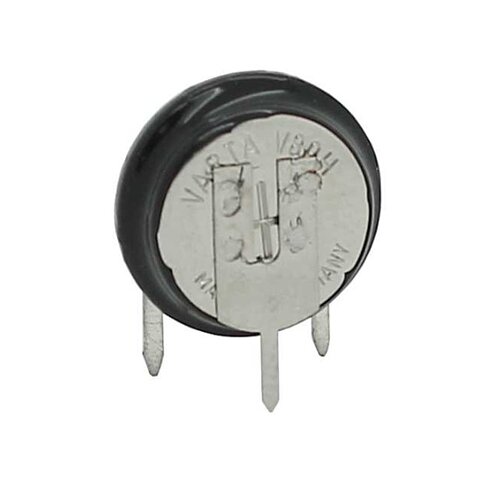 Varta V80H Knopfzellenakku NiMH 80mAh mit Print ++-