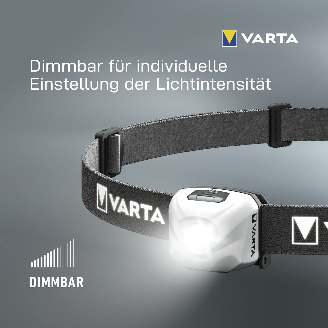 Varta Outdoor Ultralight H30R weiß Stirnleuchte 18631 - inkl. Akku