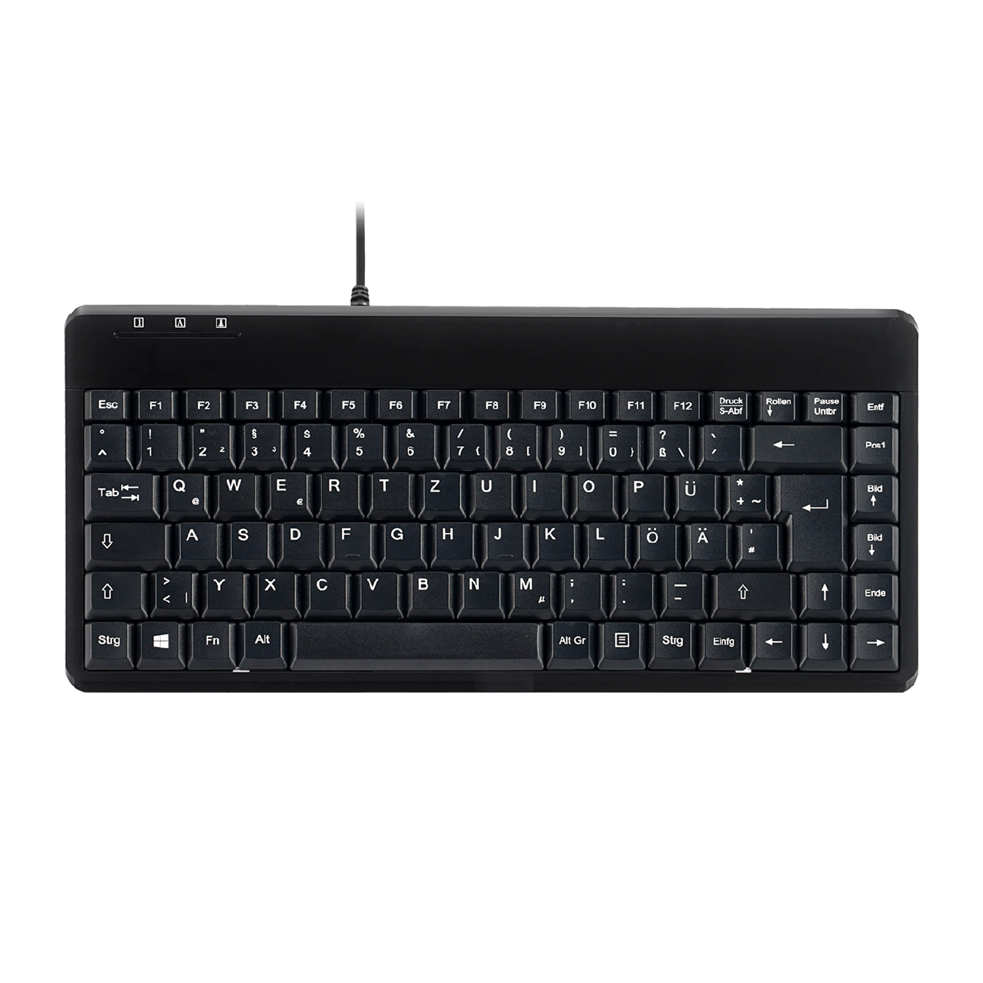 Perixx PERIBOARD-409 P, DE, Mini PS/2-Tastatur, schwarz Perixx PERIBOARD-409 P, DE, Mini PS/2-Tastatur, schwarz