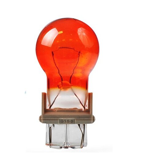 Glühlampe M-TECH PY27W 3156 27W W2.5x16d AMBER 12V