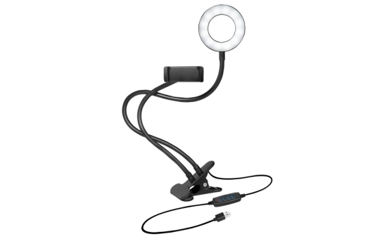Smartphone-Ringlicht-Klemmhalterung, Ø 8,5 cm
