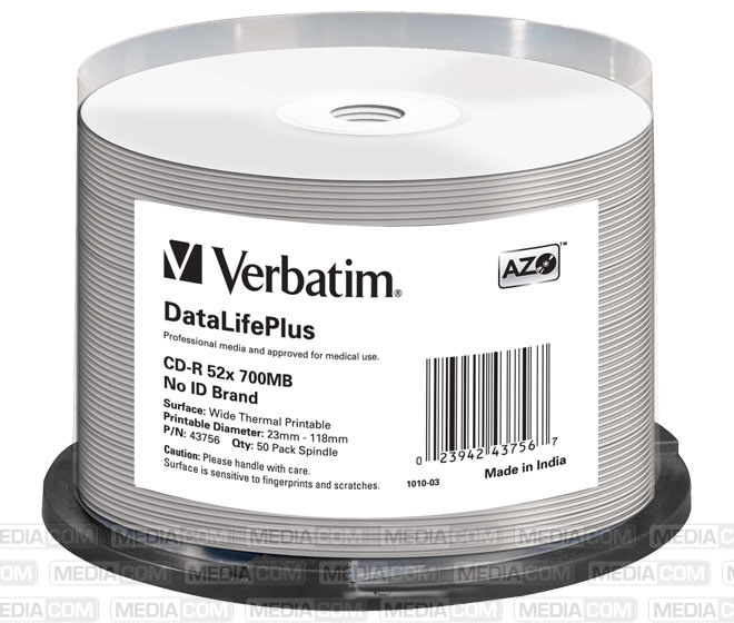 CD-R 80min/700MB/52x Cakebox (50 Disc)