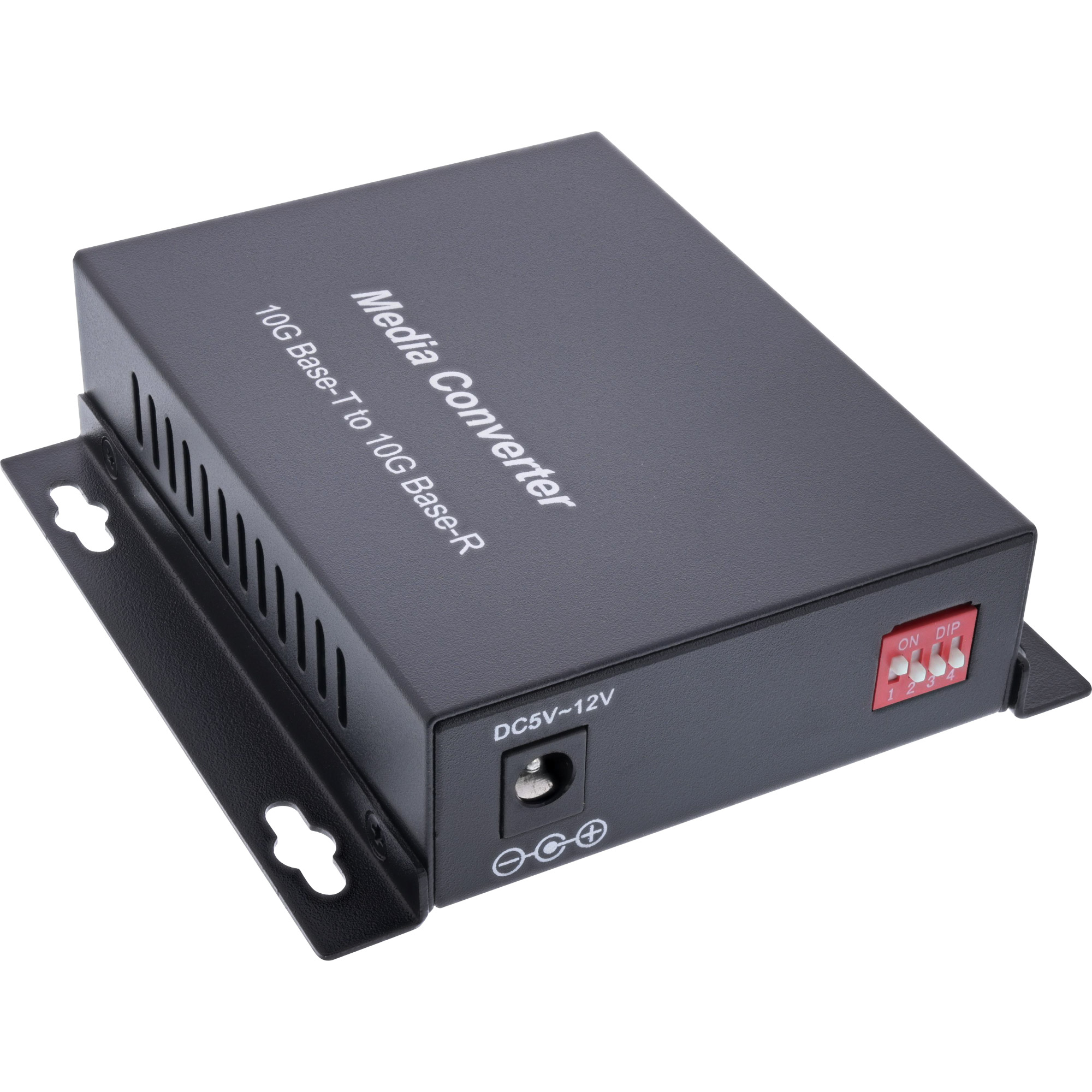 InLine® Netzwerk Media Konverter 10Gb/s TP zu SFP+ LWL (für LC Duplex), MM, 300m